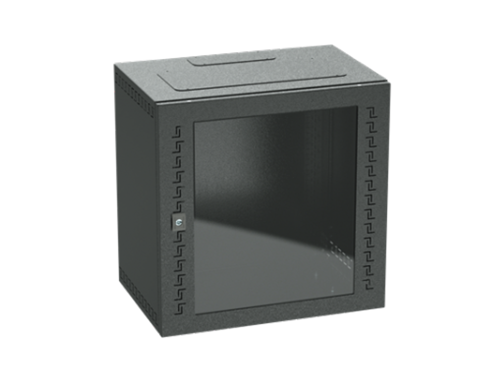 IT-корпус навесной STI 19&quot; 12U, 600х600х400, дверь с закаленным стеклом, RAL9005