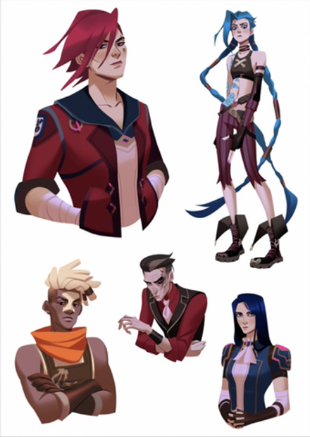 Переводные татуировки Аркейн