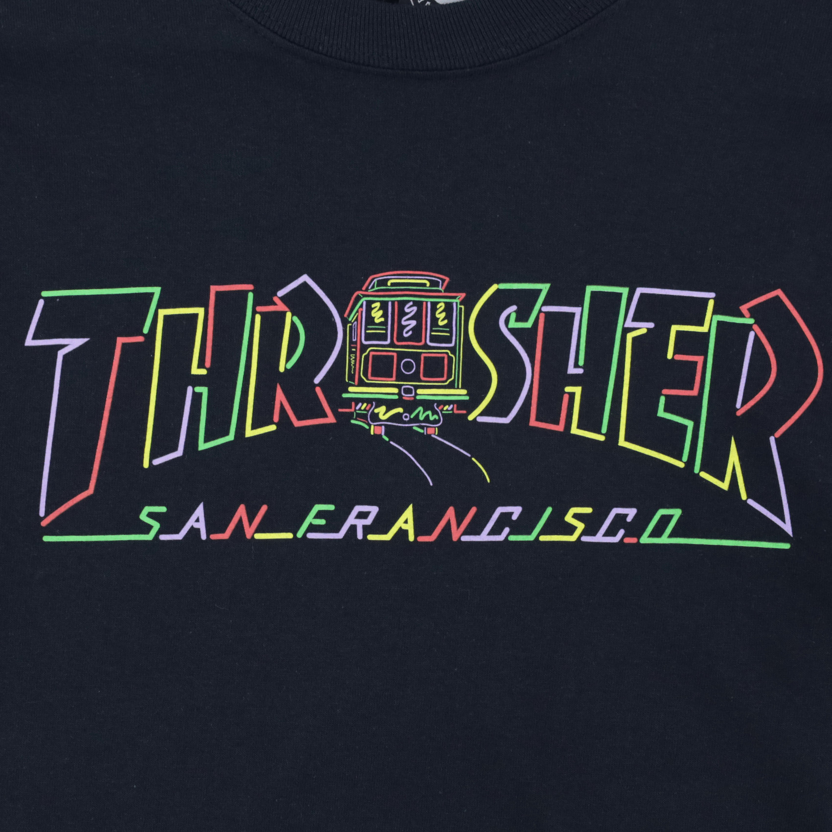 Лонгслив Thrasher Cable car L/S (black) артикул: - купить в магазине Дайс