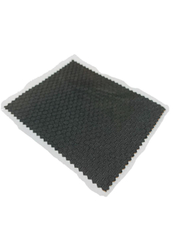 Ткань сумочно-рюкзачная Prival Oxford-420 PU 2000, 220г/м2, соты, чёрный, 1.5х1м