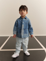 Рубашка джинсовая для мальчика Next E32-590, Синий