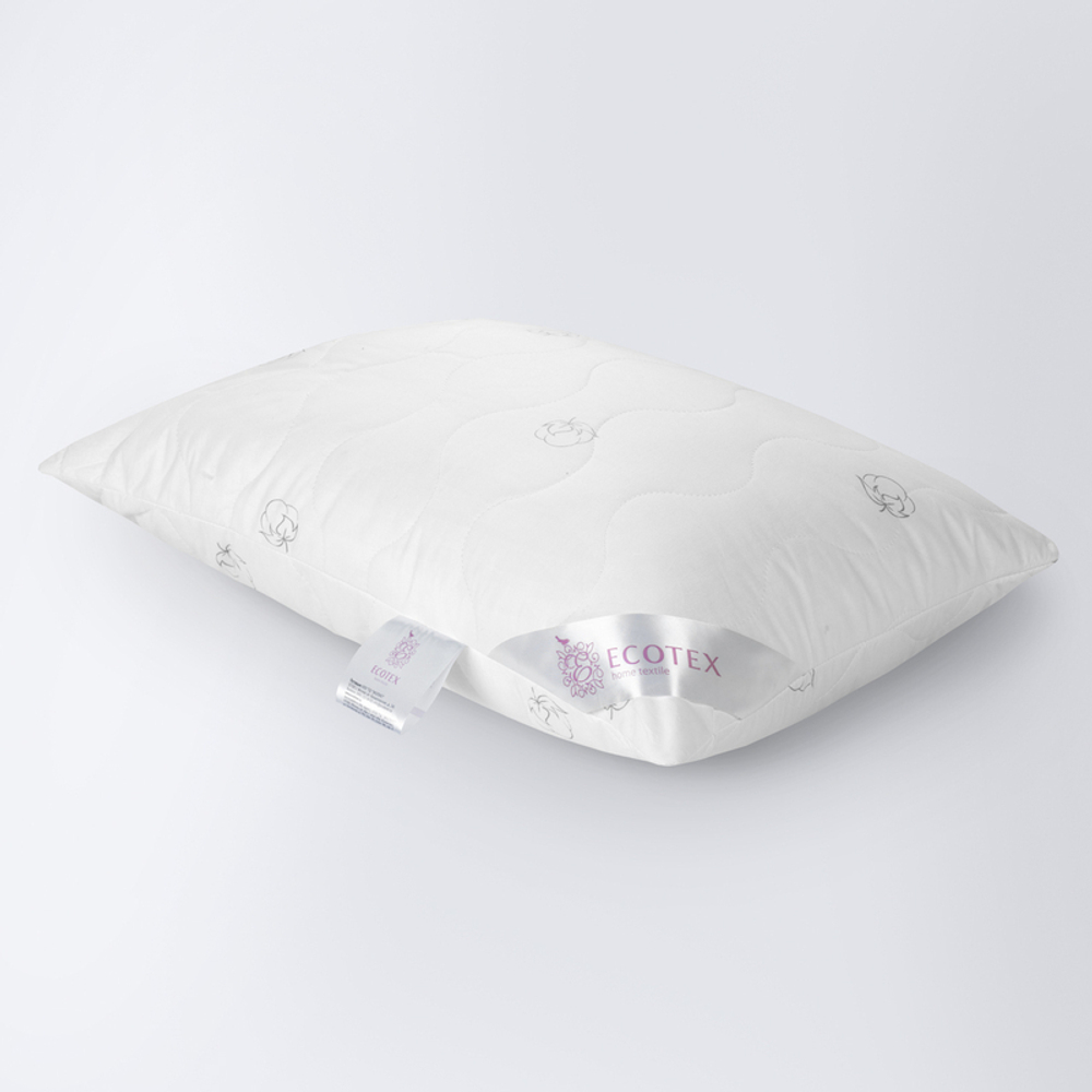 Подушка стеганая 2-х камерная "Коттон" 68х68