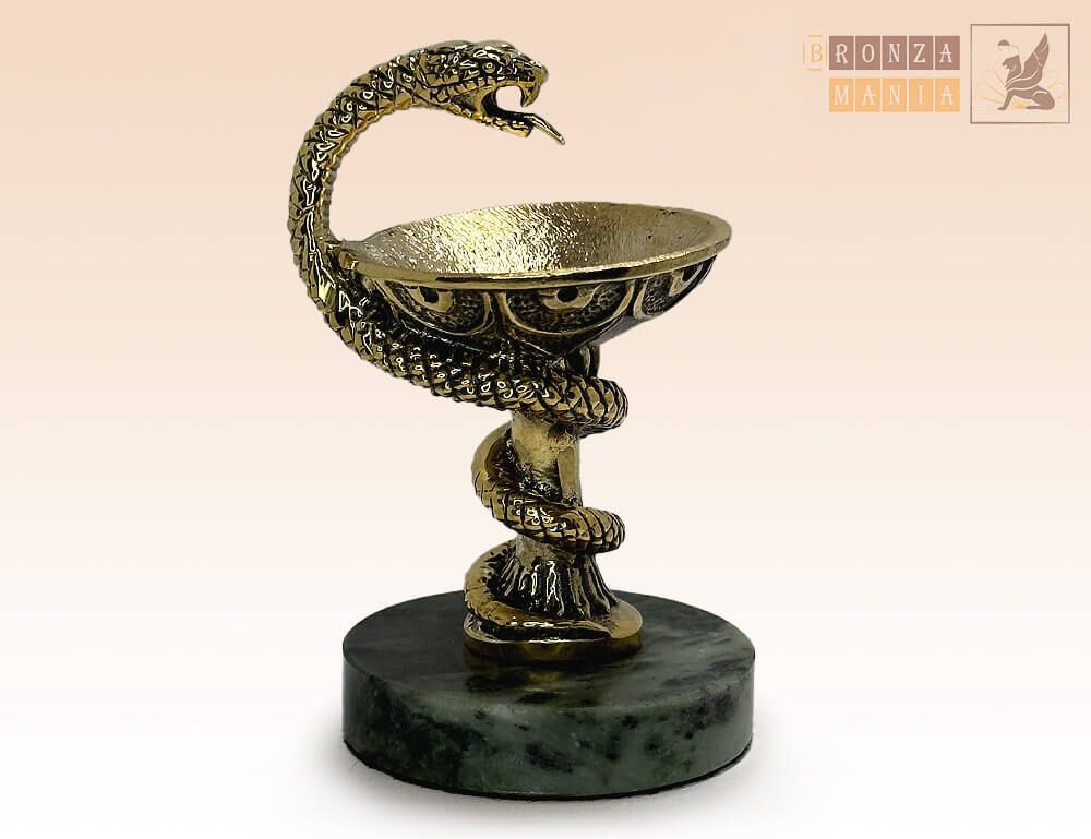 фигурка Змея - Чаша медицинская