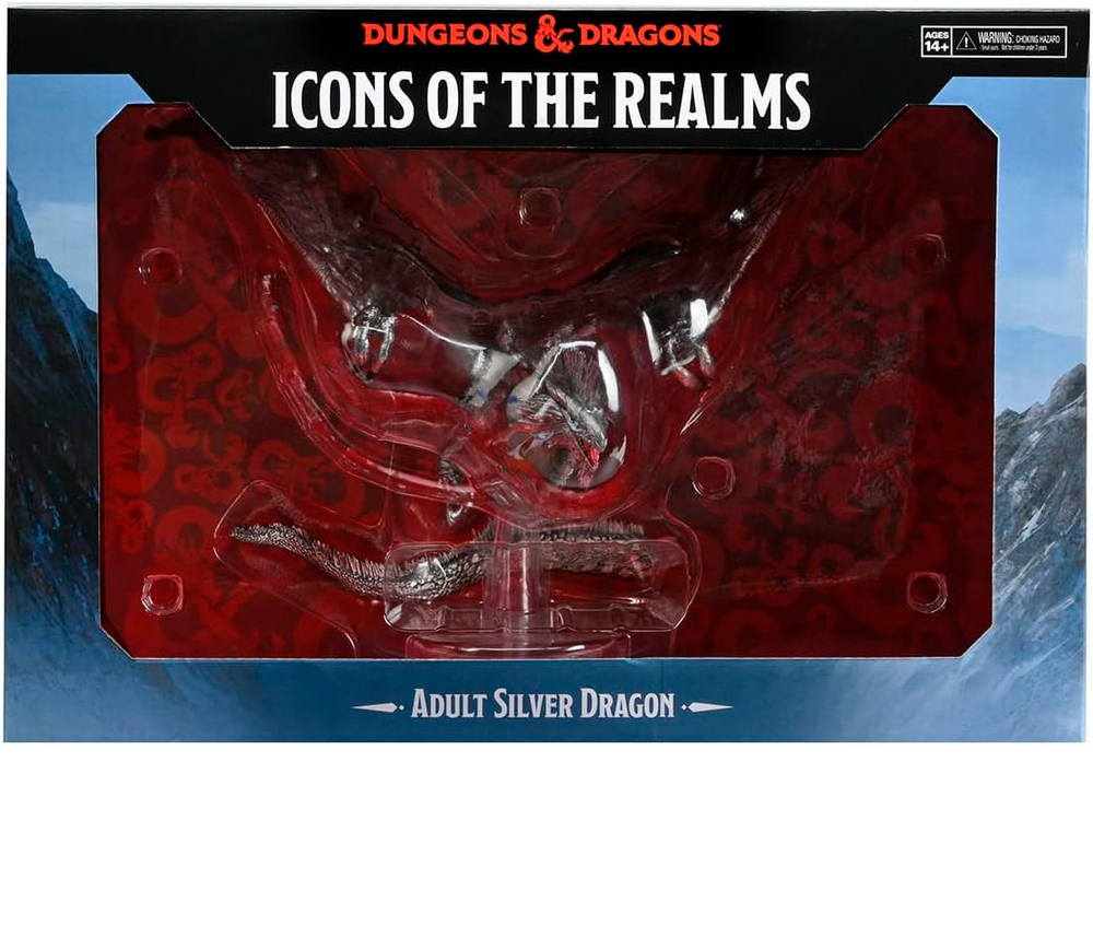 D&D Icons of the Realms: Adult Silver Dragon