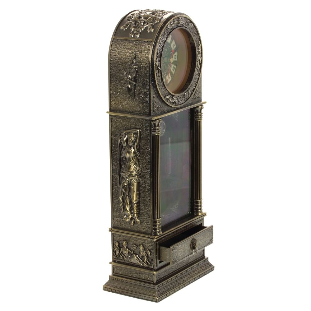 GAEM Часы настольные декоративные, L11 W7 H28 см, (1хАА не прилаг.)