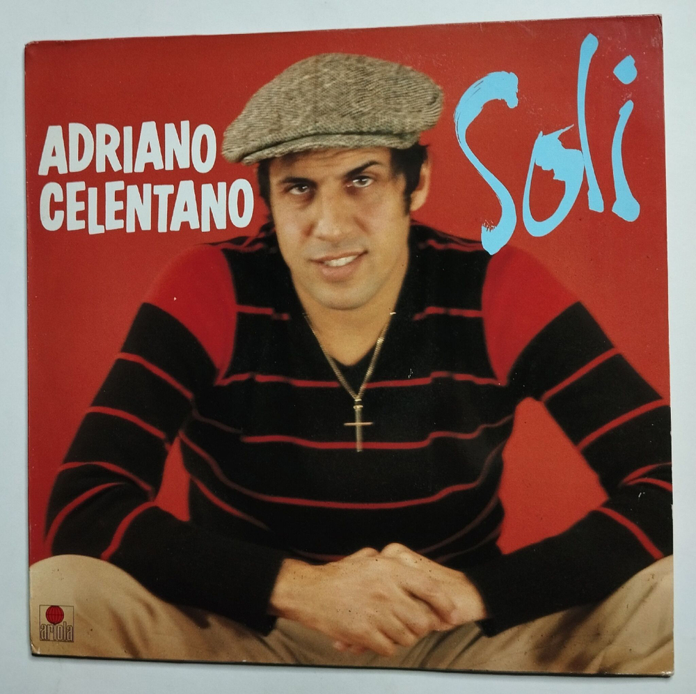 Винтажная виниловая пластинка LP Adriano Celentano Soli (Germany 1979)