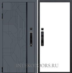 Верона Графит F55 гладкая без рисунка