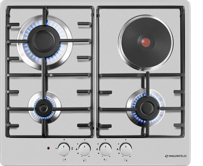 Комбинированная варочная панель MAUNFELD EEHS.64.3CS/KG