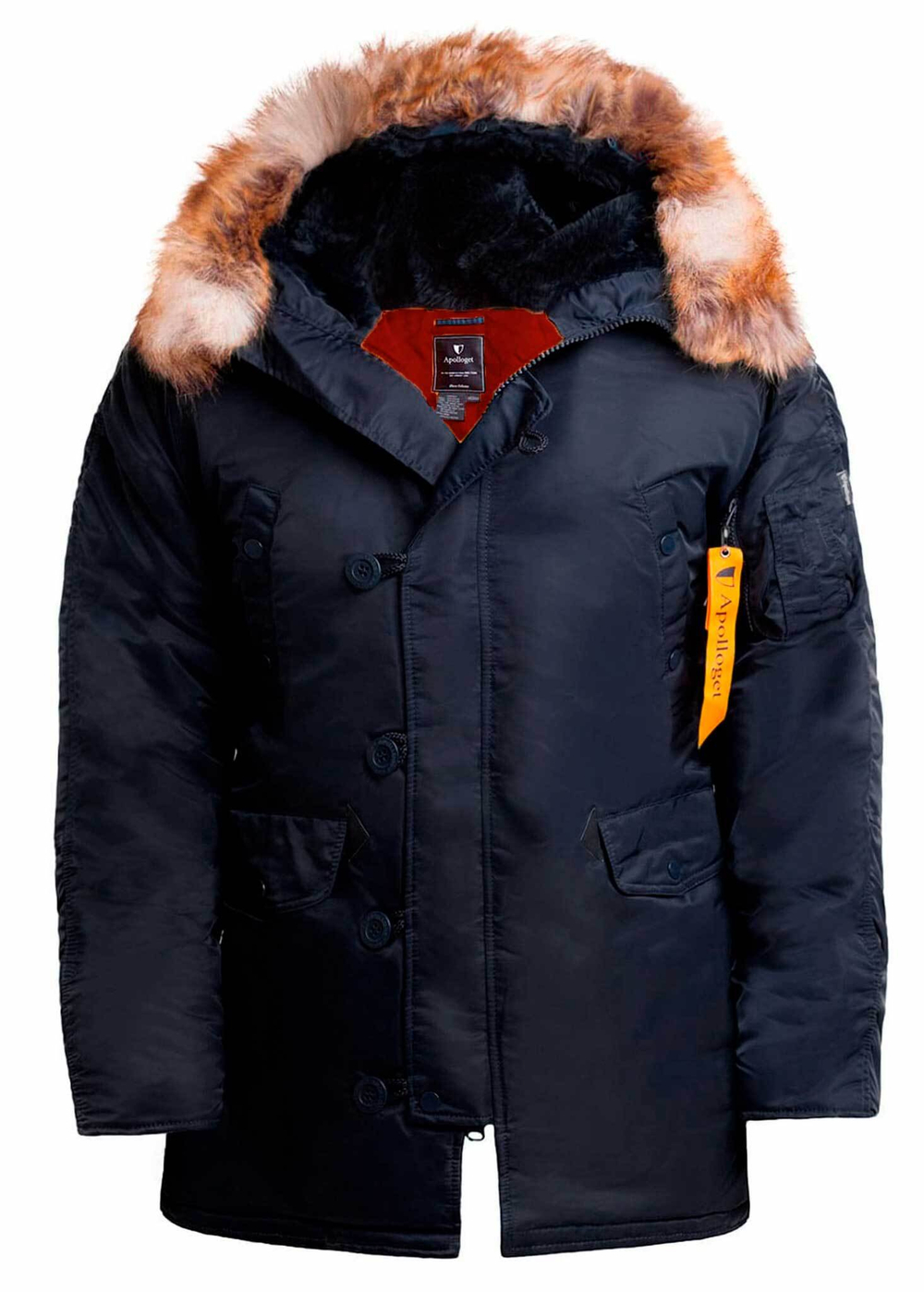 Куртка Аляска N-3B Husky Apolloget Nord Storm 2022 (т.синий - ink/red)