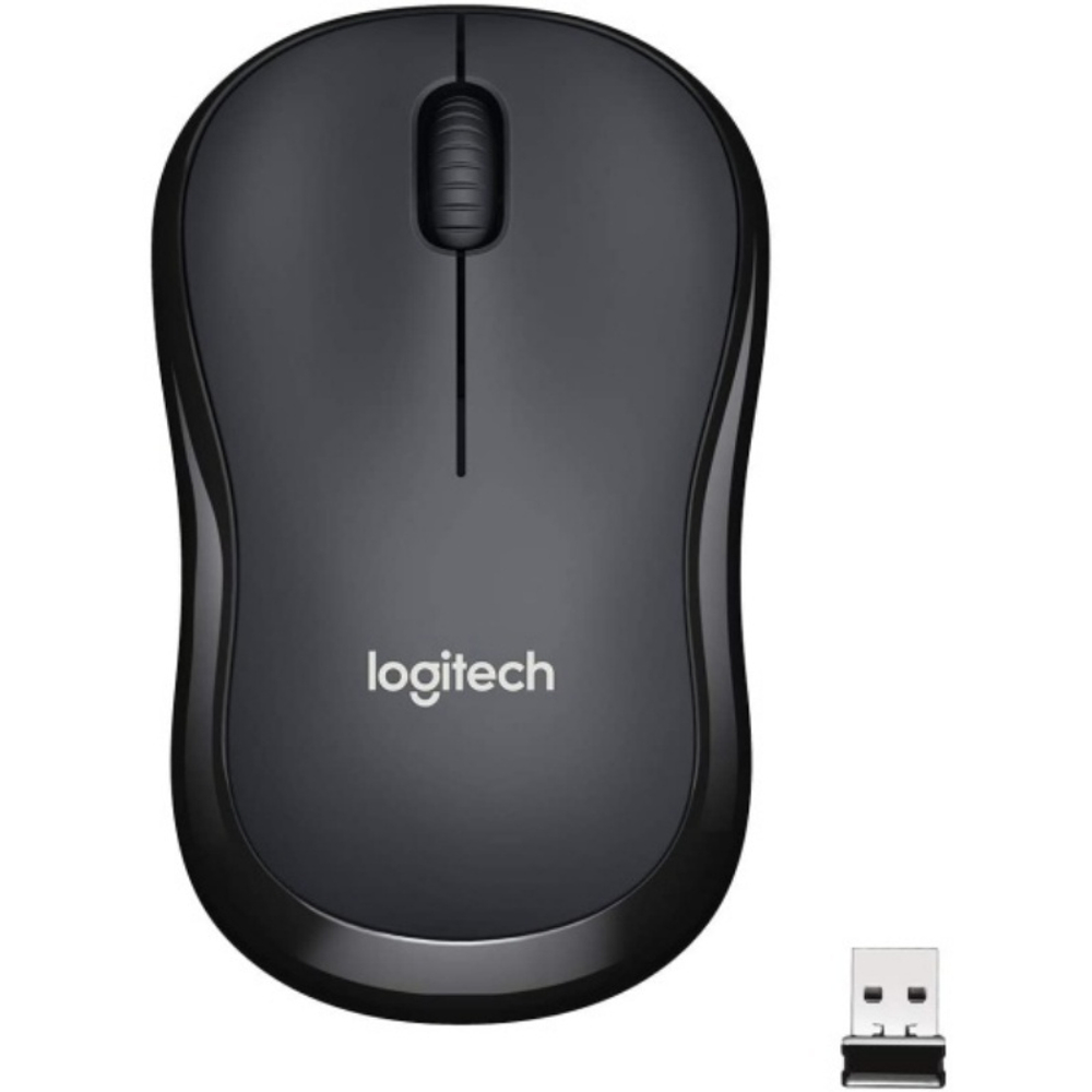 Мышь Logitech M221 Silent, беспроводная 2.4 GHz, Black