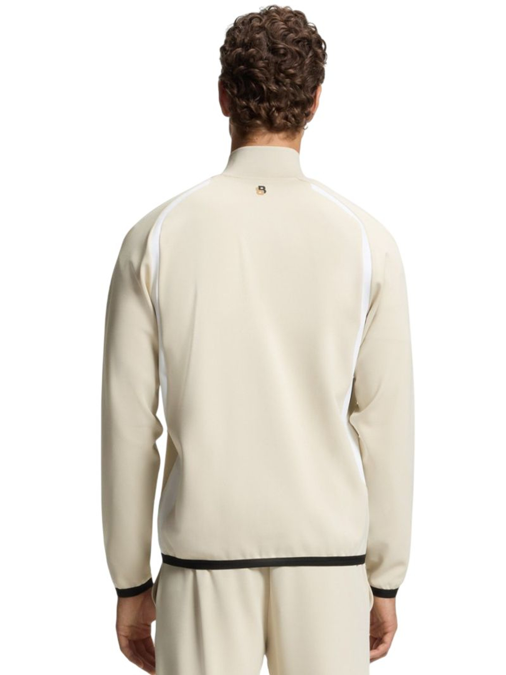 Куртка теннисная BOSS TOC Spin Full Zip - light beige