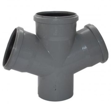 Крестовина Sinikon Standart 50x50x50 мм 87° серая одноплоскостная (арт. 506003.R)