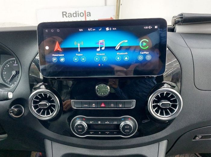 Магнитола для Mercedes-Benz Vito 2014-2023 - RDL-6770 монитор 12.3" на Android 12, Быстрая, CarPlay, 4G SIM-слот