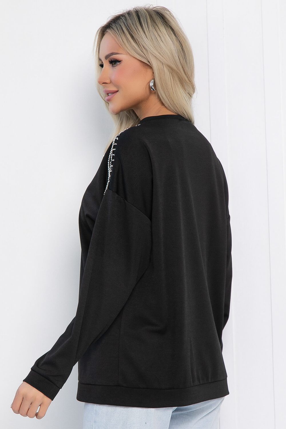 Свитшот Луана (черный) Б12737-5М LT Collection