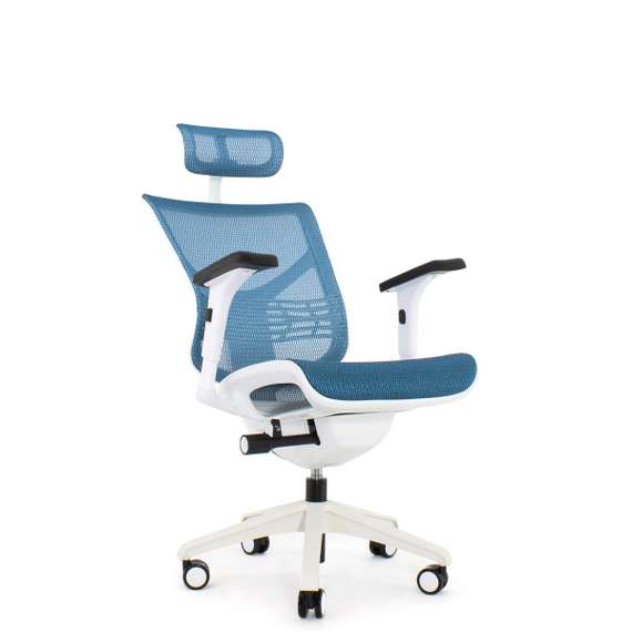 Кресло Expert VISTA VSM01-Т-04 (Каркас белый / сетка голубой)