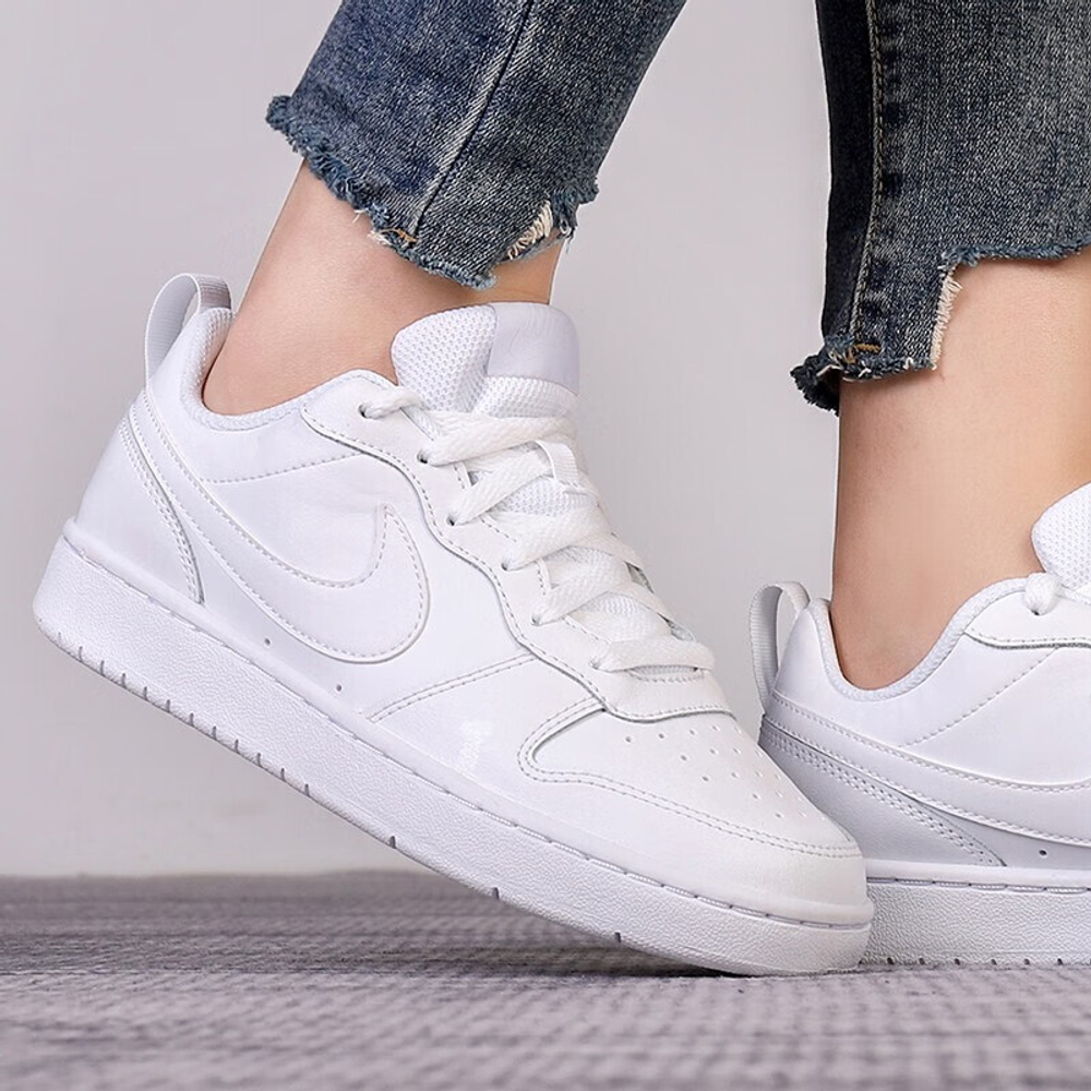 Женские кроссовки Nike Court Borough Low 2 'Triple White' BQ5448-100