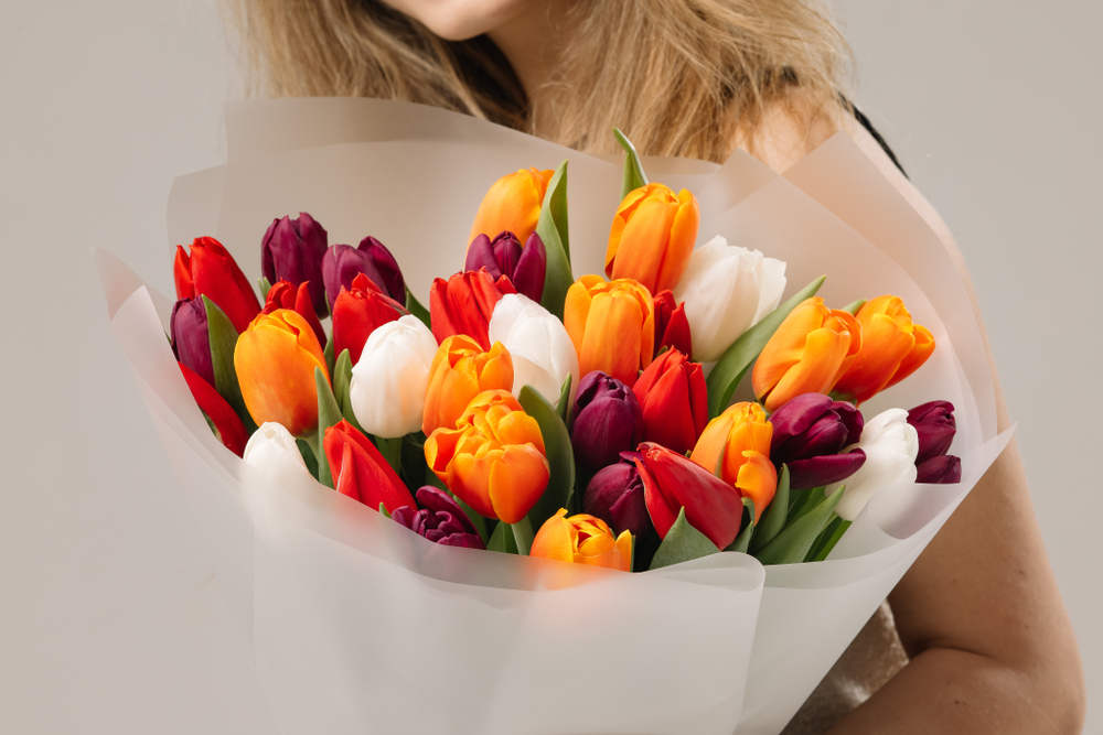 Букет яркий микс