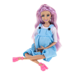 Кукла тип модель София 29см, беременная 3 младенца, руки и ноги сгиб, ресницы, маникюр,аксесс, 6600