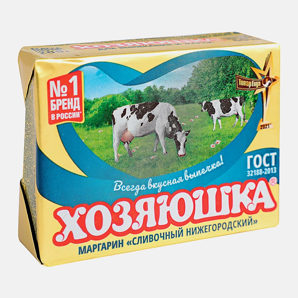 Маргарин Хозяюшка Сливочный Нижегородский 60% 200г