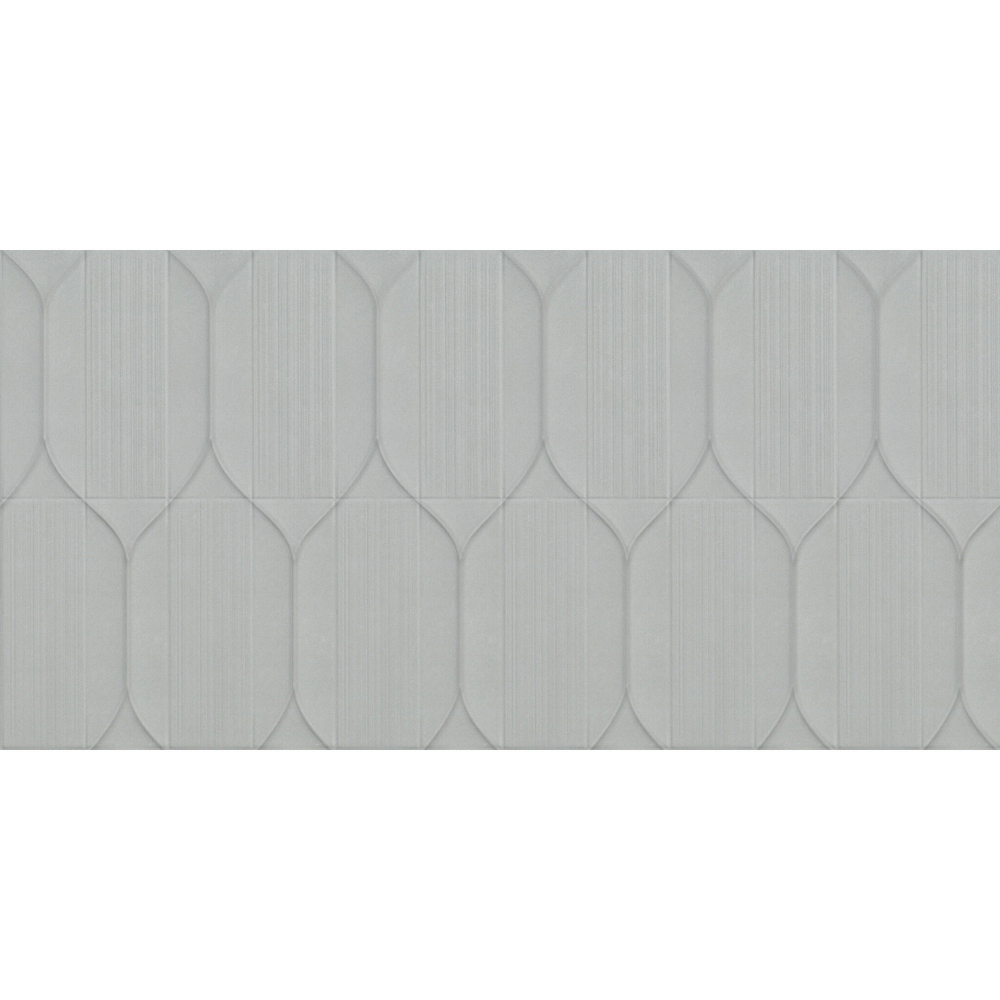 Керамогранит Lavelly Hexagon Relief светло-серый матовый 1200х600х8,5 мм (2 шт.=1,44 кв.м)