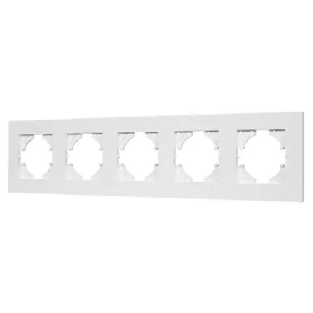 Рамка пластиковая FRM-PERIO-PL-5-WH (Arlight, -) 049762