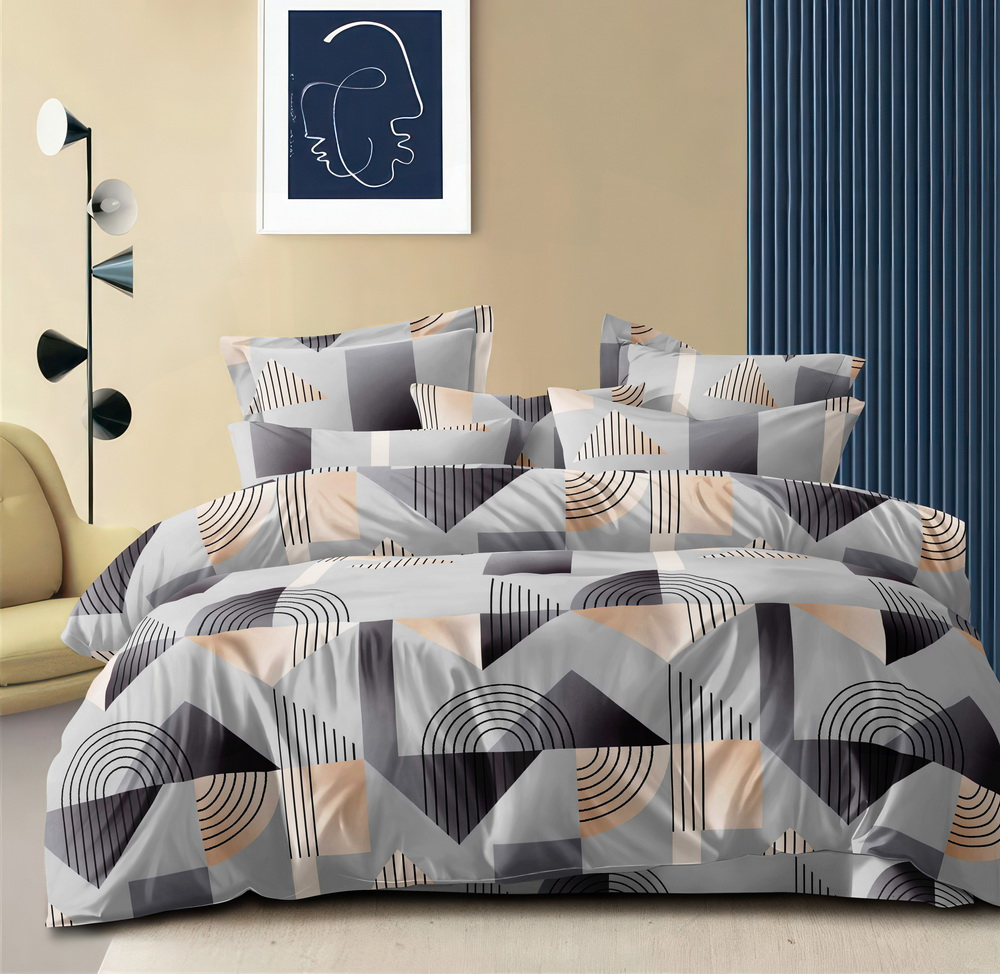 КПБ Евро с простыней на рез. 160х200 БЯЗЬ "БР18"