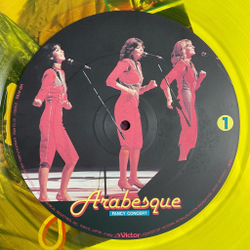 Винтажная виниловая пластинка LP Arabesque Fancy Concert (Japan 1982) (Obi) (Yellow Vinyl)