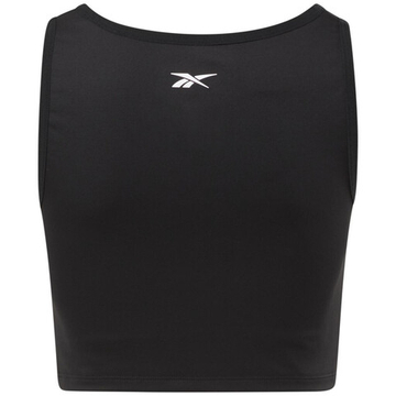 Женский топ теннисный Reebok Studio Ruched Cropped Tank Top W - черный
