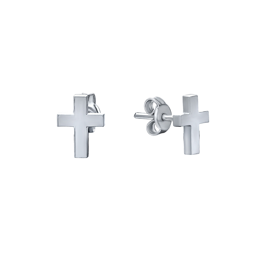 cross_earrings_silver_однотон