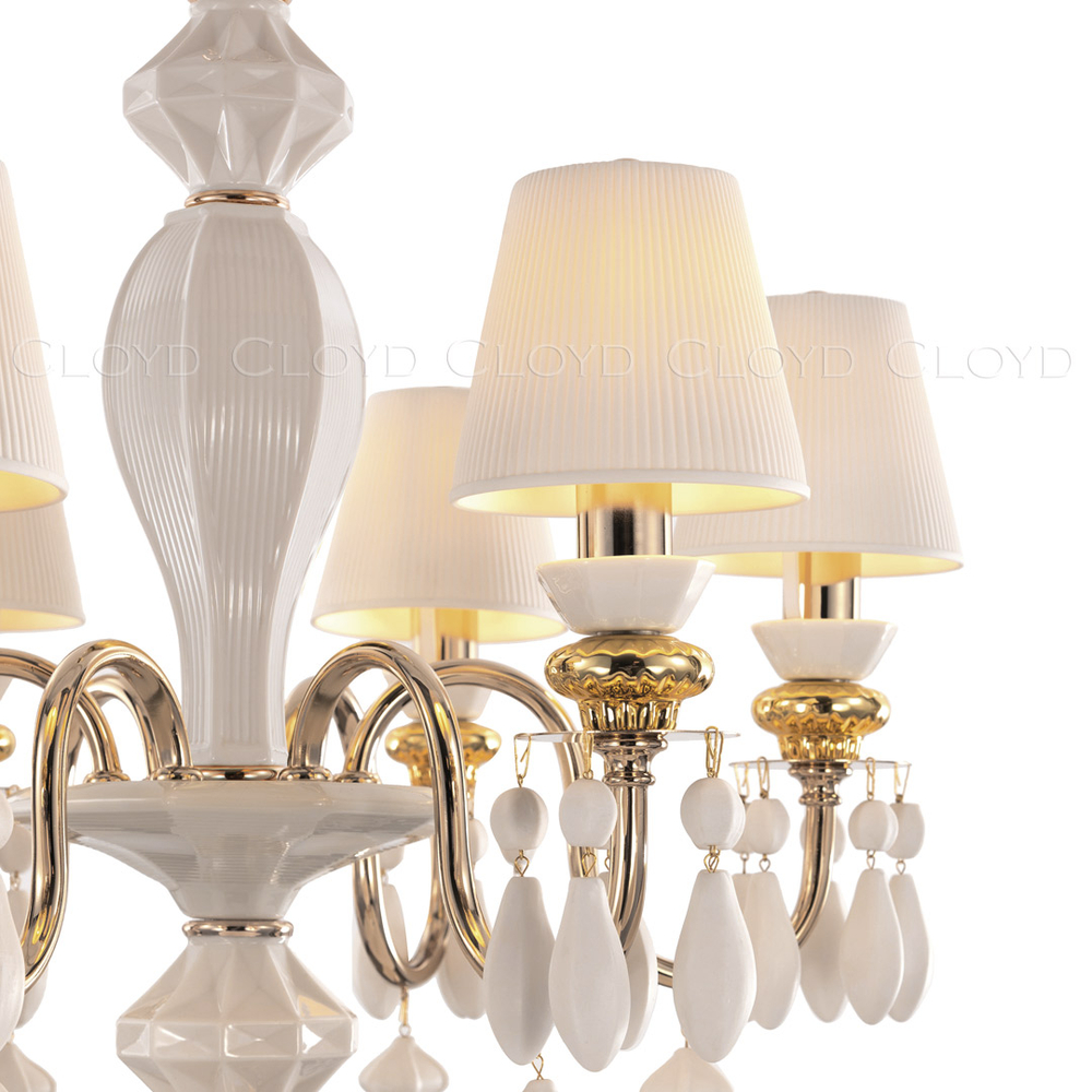 Люстра Cloyd LOTTIE-C C6 / Ø56 см- белая керамика (арт.11218)