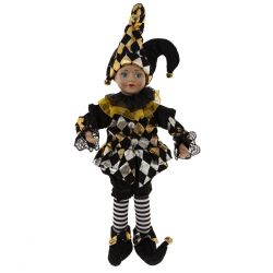 GAEM Игрушка набивная "Клоун" (муз, движ), L15 W13 H45 см (полка 30 см.)