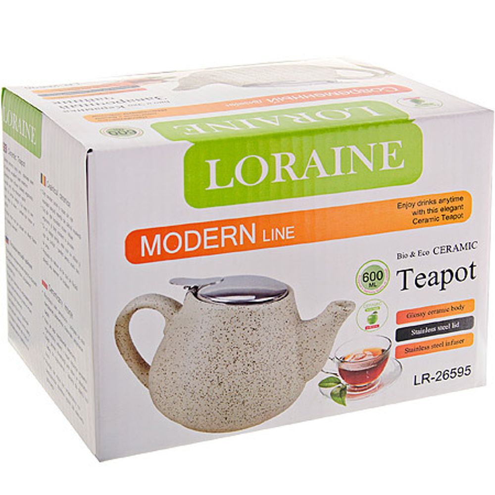 Заварочный чайник Loraine 26595 600 мл