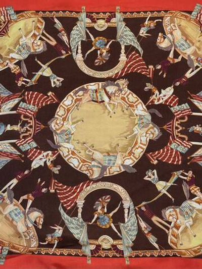 Купон вискозный Forte Forte с принтом "Цирк"