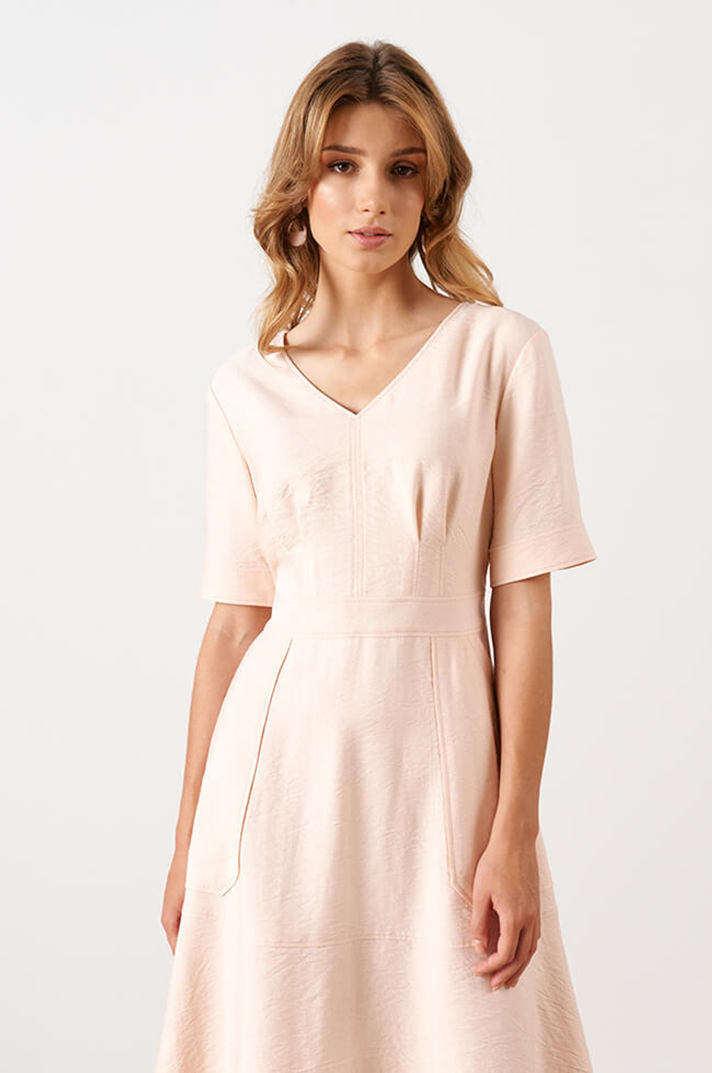 51580 Платье женское (пудрово-розовый)