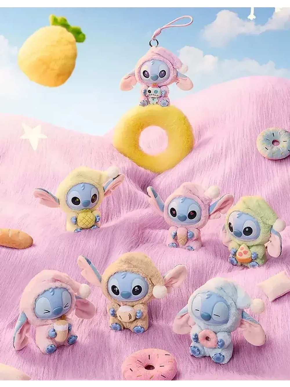 Мягкая игрушка Стич друзья Лабубу