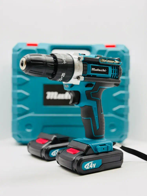 Шуруповерт - дрель ударный аккумуляторный 24v набор