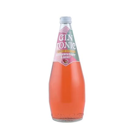 Напиток Gin-Tonic Strawberry-Mint слабоалкогольный  0.7 л