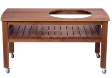 Стол дубовый для гриля Big Green Egg ХL (тёмный дуб), Craftico
