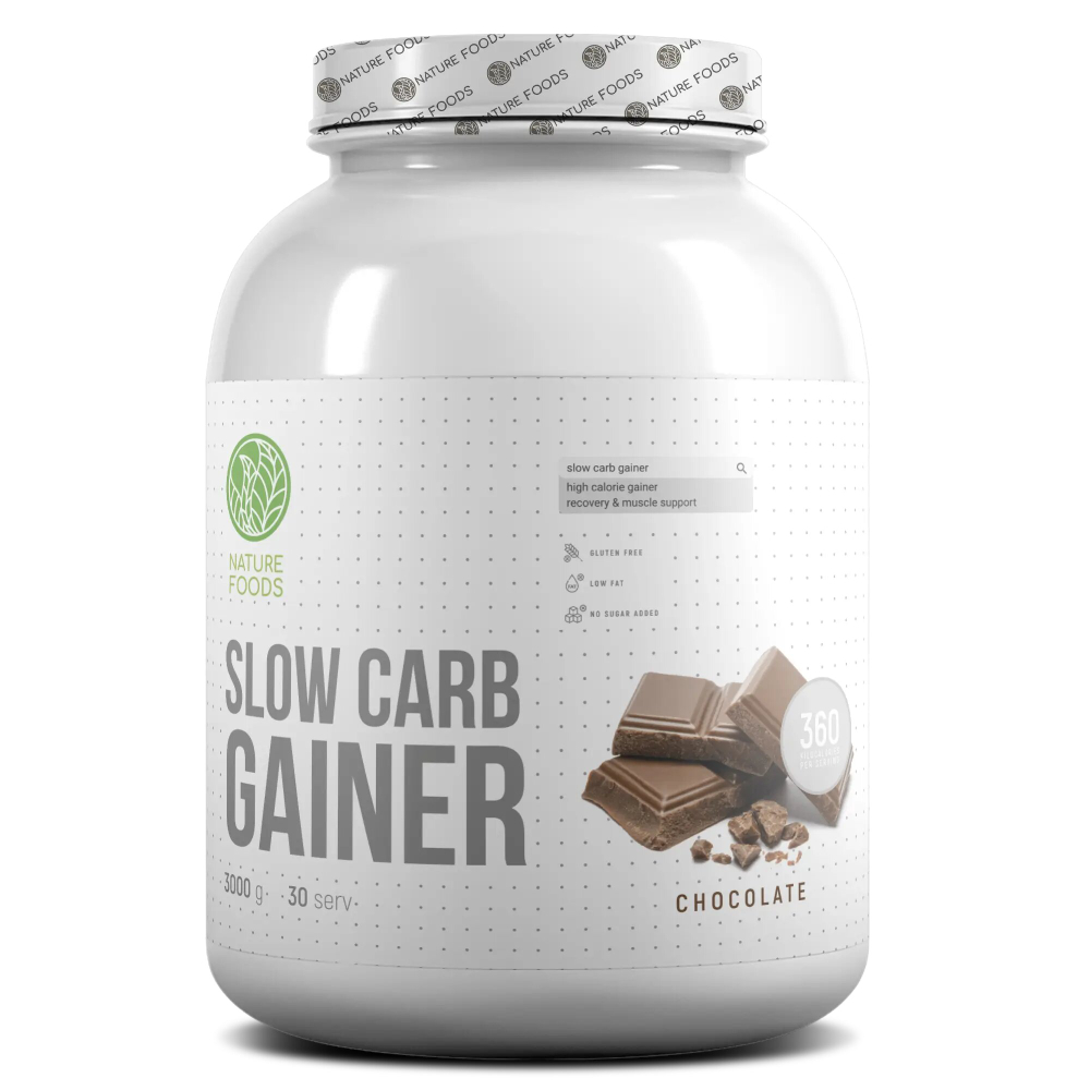 Гейнер Nature Foods Slow Carb Gainer 3000 г ш