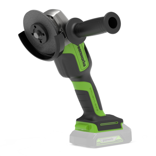 Углошлиф. машина аккумуляторная 125мм 24V Greenworks GD24AG АКБ 2Ач и ЗУ