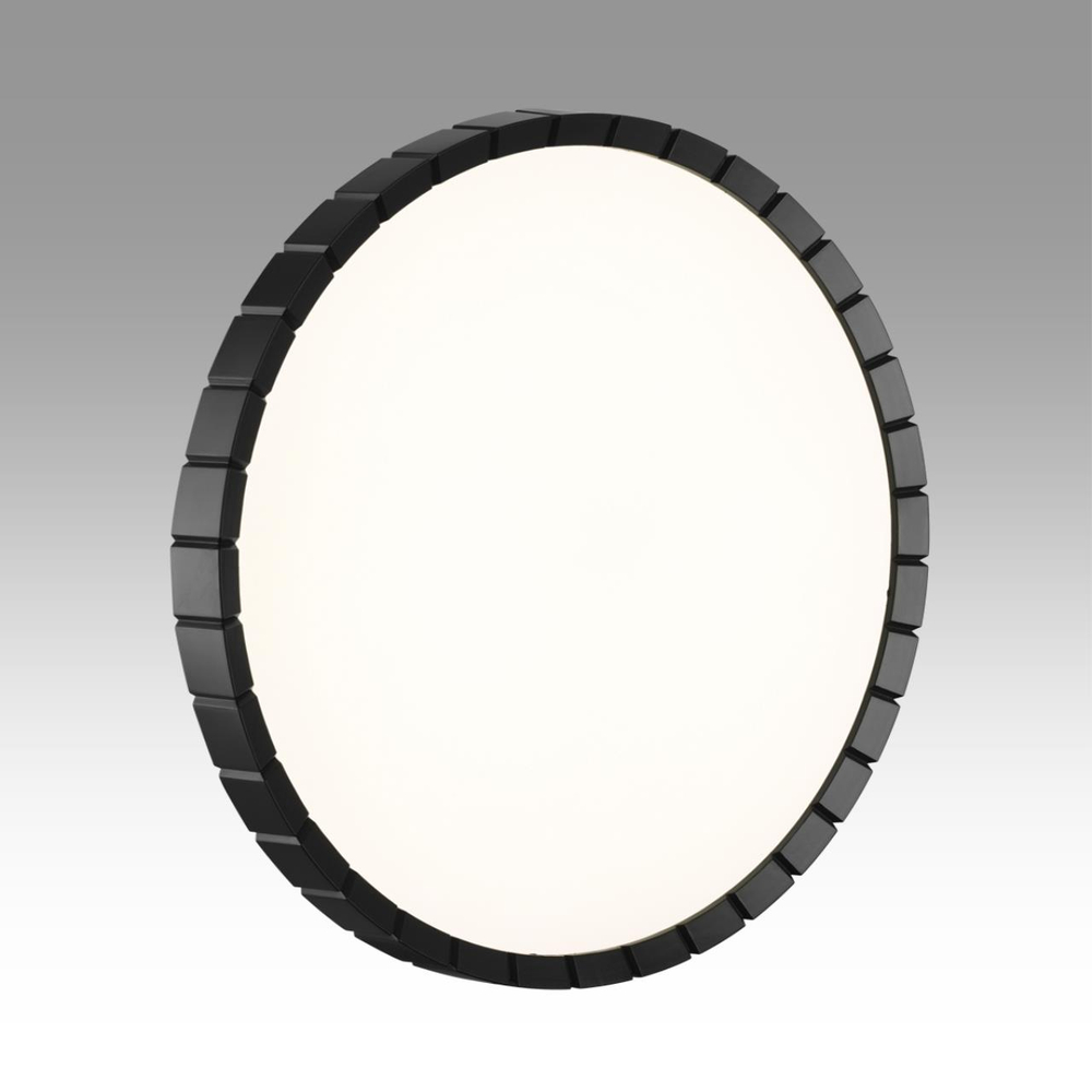 7649/DLN PALE SN 142 Светильник пластик/белый/черный LED 48Вт 3000/4000/6000К D385 IP43 CCT ATABI BLACK