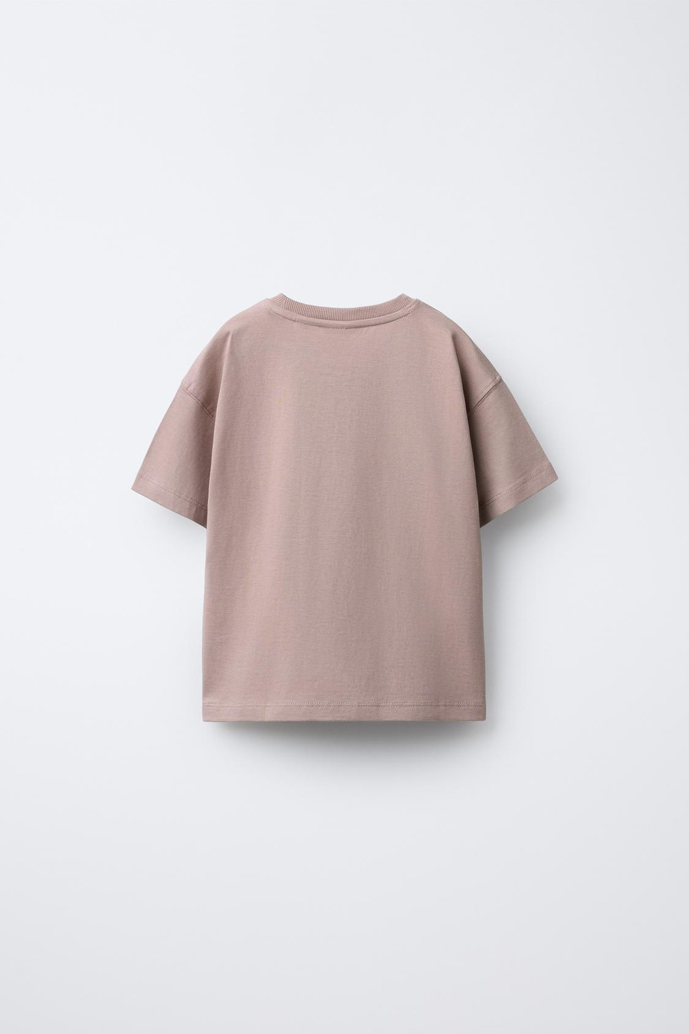 ZARA ФУТБОЛКА С ВЫШИВКОЙ «ЖИВОТНЫЕ», ОХРА