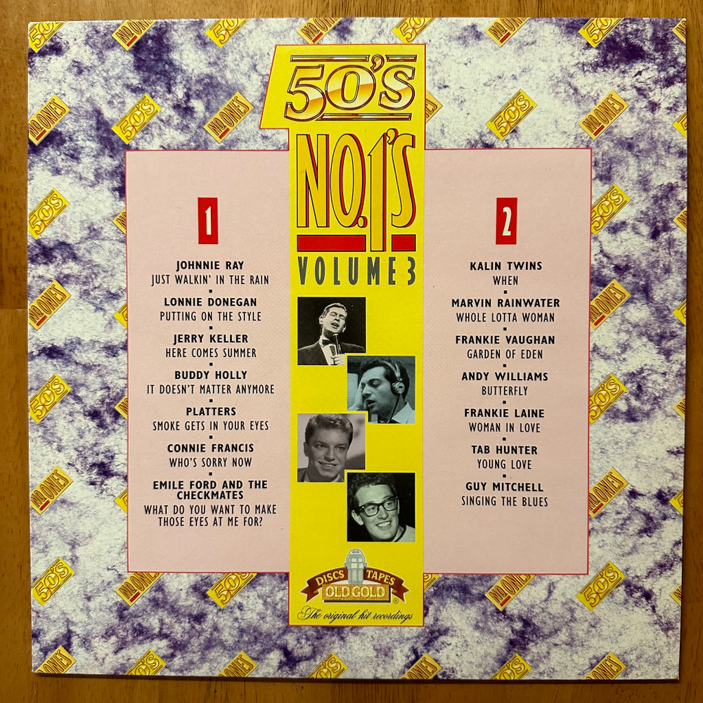 Сборник 50's No.1's Volume 3 (Англия 1989г.)