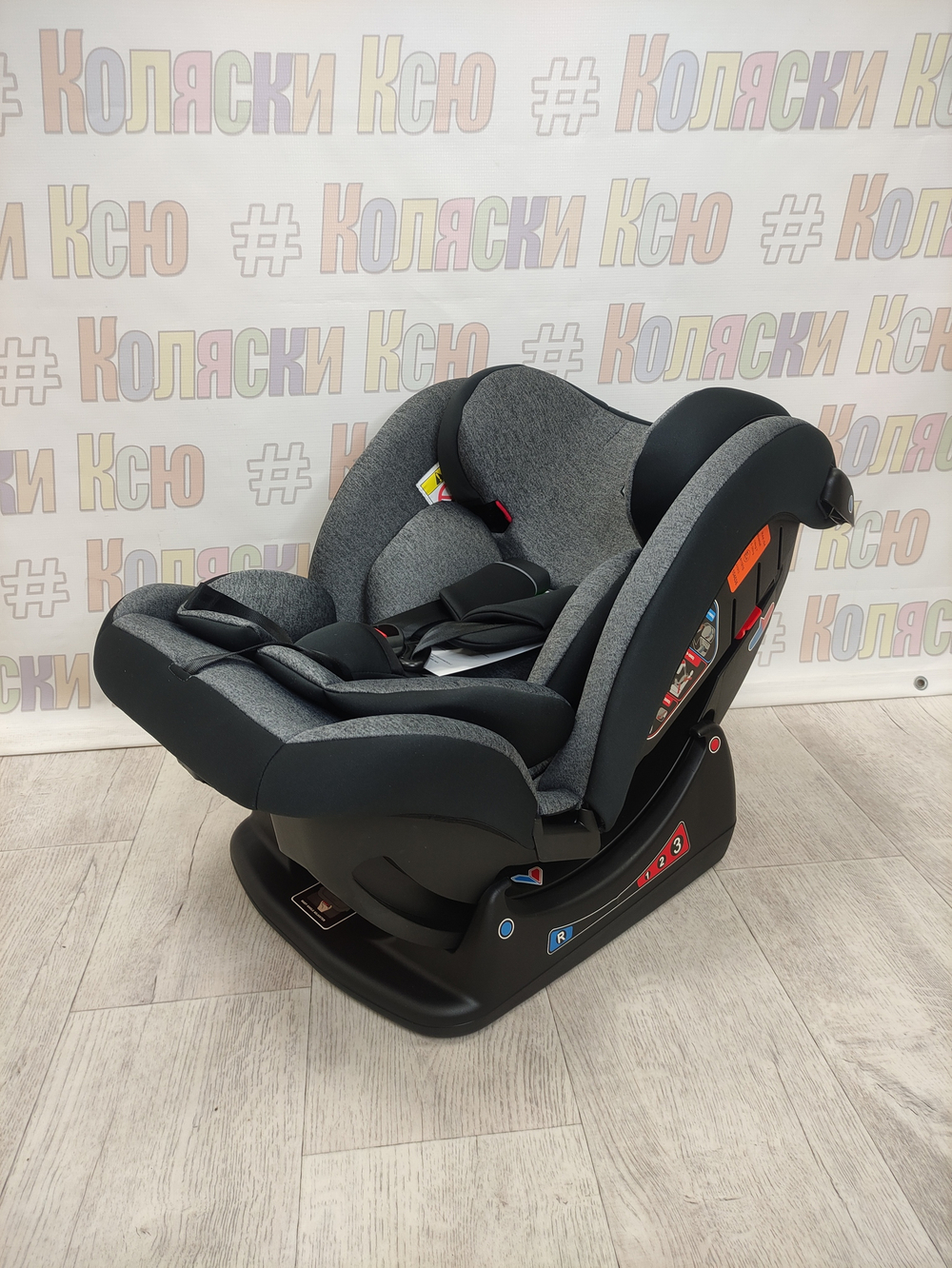 Автокресло детское Best Baby Reflex 0-36 св.серый-серый