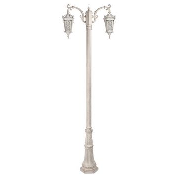 Уличный фонарь 2*Е27 100019/2200 WBG белое золото патинированное Tremezzo Loft It