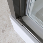 Душевой уголок BelBagno MARINO-2-AH-1-110/80-C-GM 110х80см профиль оружейная сталь, стекло прозрачное