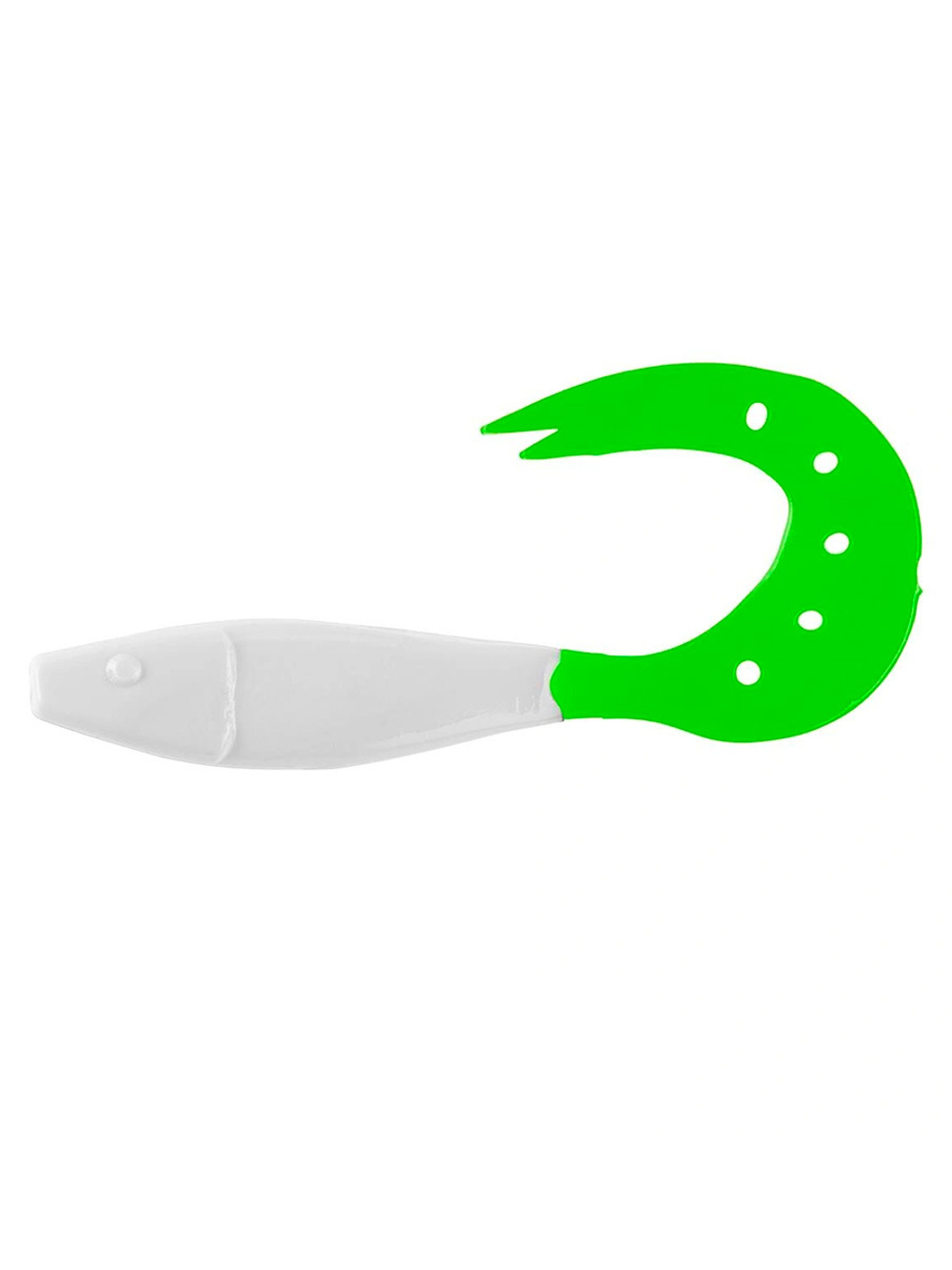 Твистер несъедобный Helios Kasandra 4"29/10,9см Lime 100шт. (HS-34-008-N)