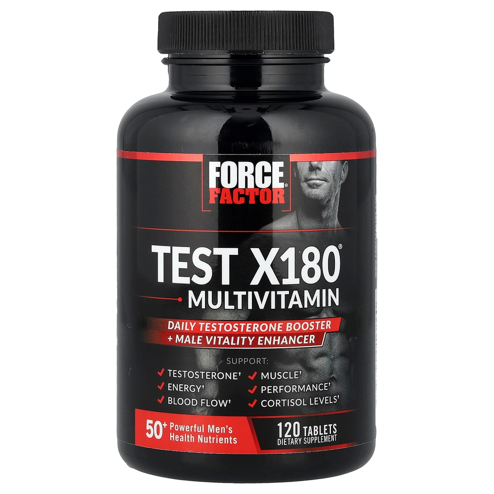Force Factor, Test X180®, мультивитамины, 120 таблеток