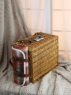 HOLYDAY BASKET Набор для пикника с термосумкой и пледом на 2 персоны
