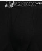 Мужские трусы шорты Atlantic, набор из 3 шт., бамбук, зелёные, чёрные, сине-зелёные, 3MH-231